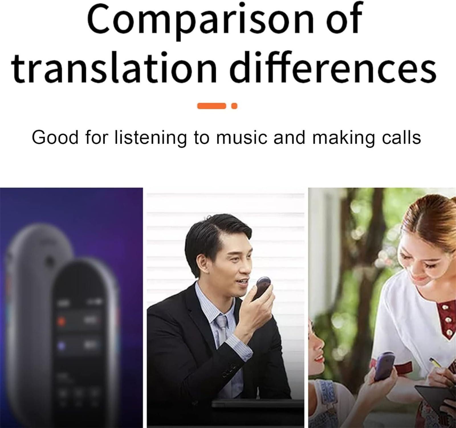 Foto 4 pulgar | Auriculares Traductores Daruiy Lilyrhyme, 114 Idiomas (blancos) - Venta Internacional.