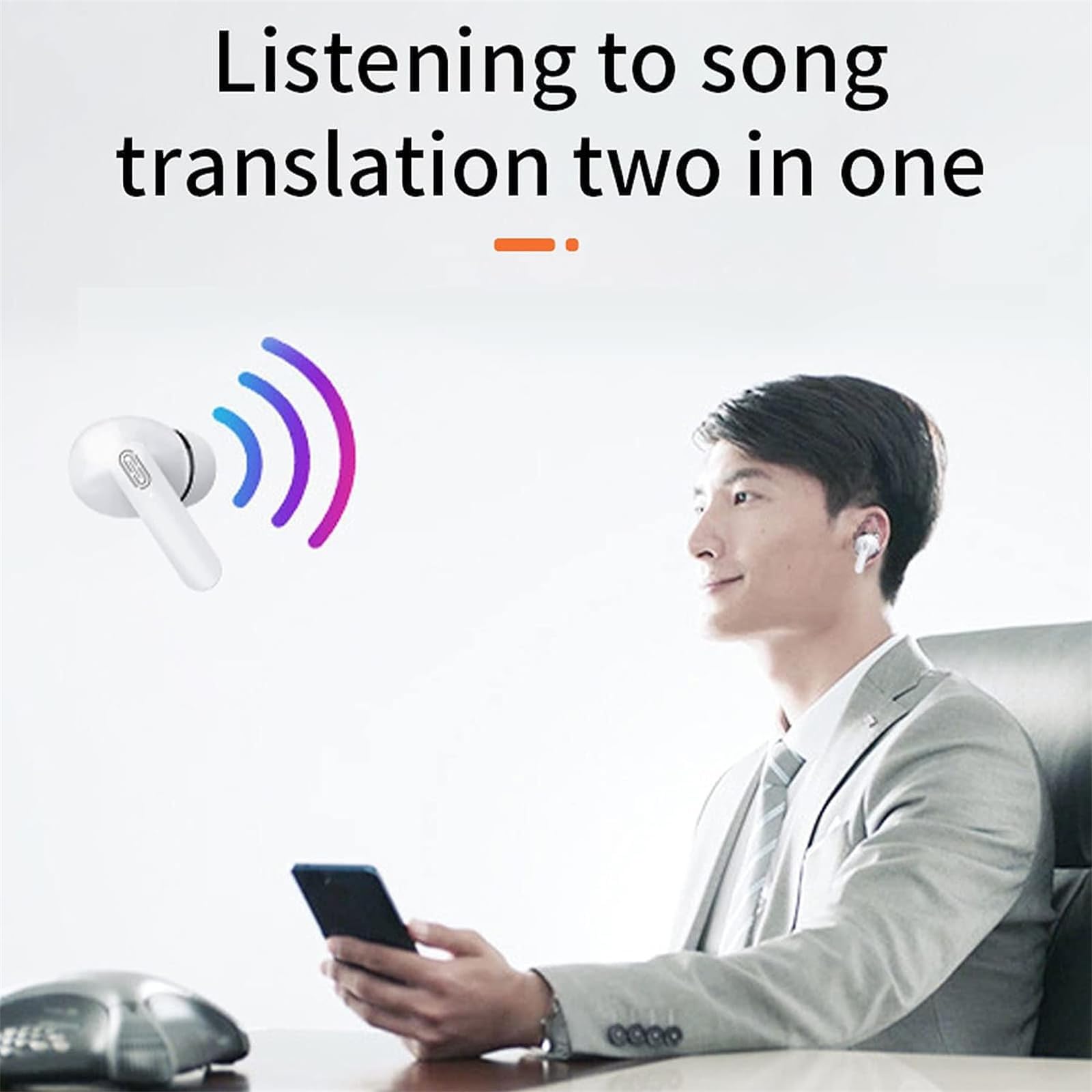 Foto 5 | Auriculares Traductores Daruiy Lilyrhyme, 114 Idiomas (blancos) - Venta Internacional.