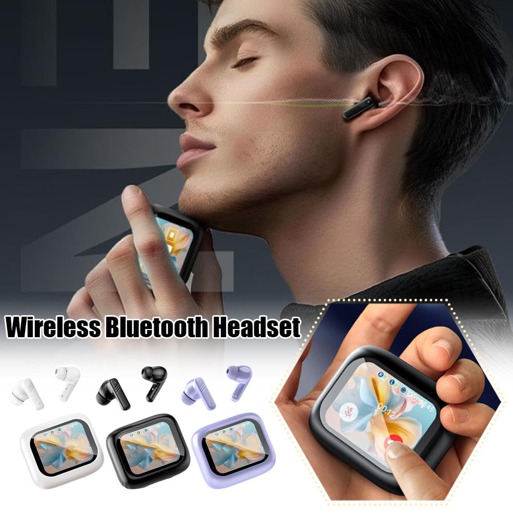 Foto 4 pulgar | Auriculares Bluetooth Smart Touch Screen 5.4 Impermeables Negros - Venta Internacional.