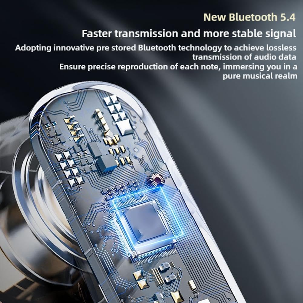 Foto 6 pulgar | Auriculares Bluetooth Smart Touch Screen 5.4 Impermeables Negros - Venta Internacional.