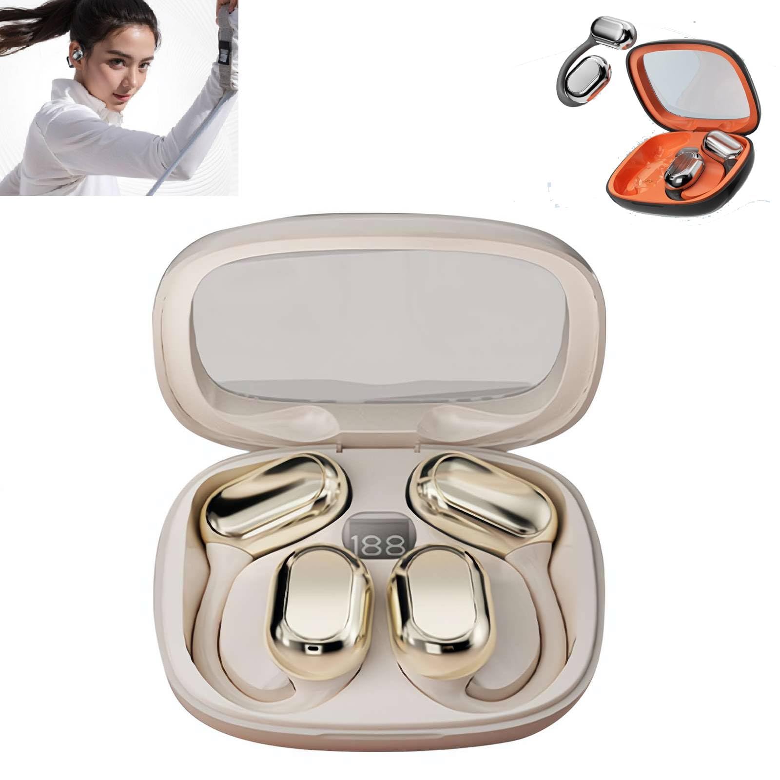 Foto 2 pulgar | Auriculares Abiertos Inalámbricos Bluetooth Auriculares Deportivos Impermeables - Venta Internacional.