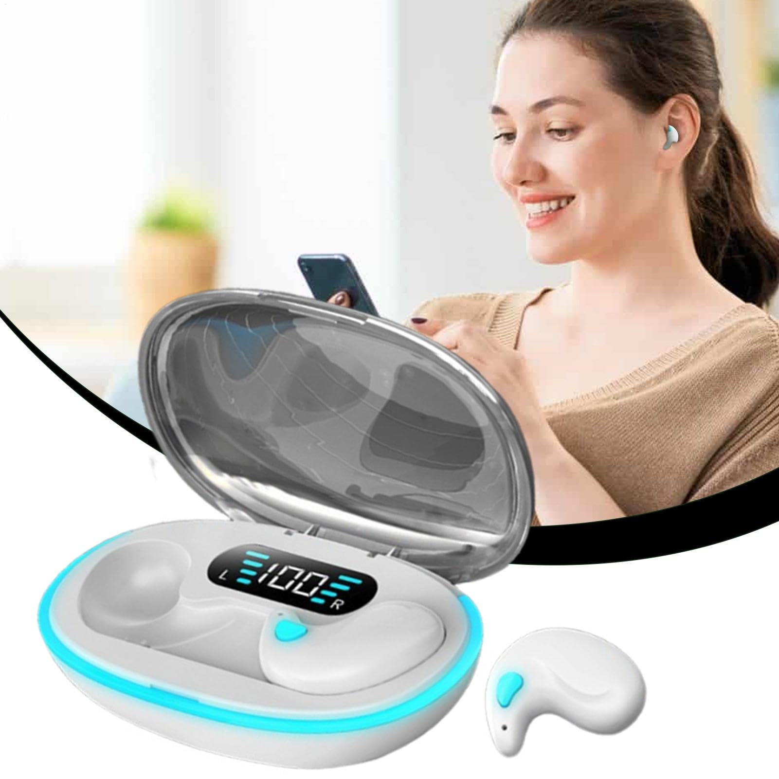 Foto 5 pulgar | Auriculares Inalámbricos Bone Conduction Sleep Bluetooth 300 Mah - Venta Internacional.