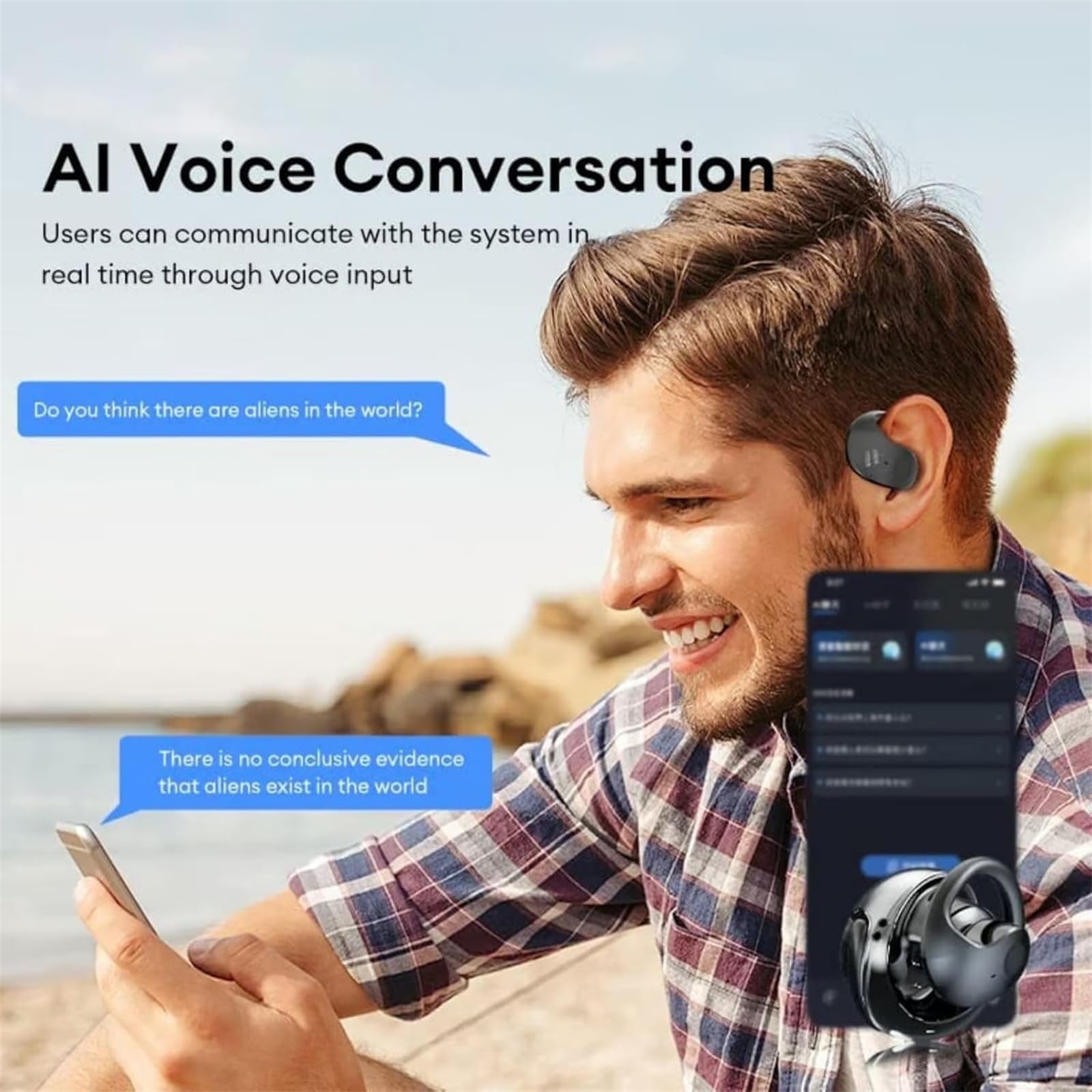 Foto 2 | Auriculares De Traducción Sent Dream Sentdream Hy-t26 Pro Bluetooth - Venta Internacional.