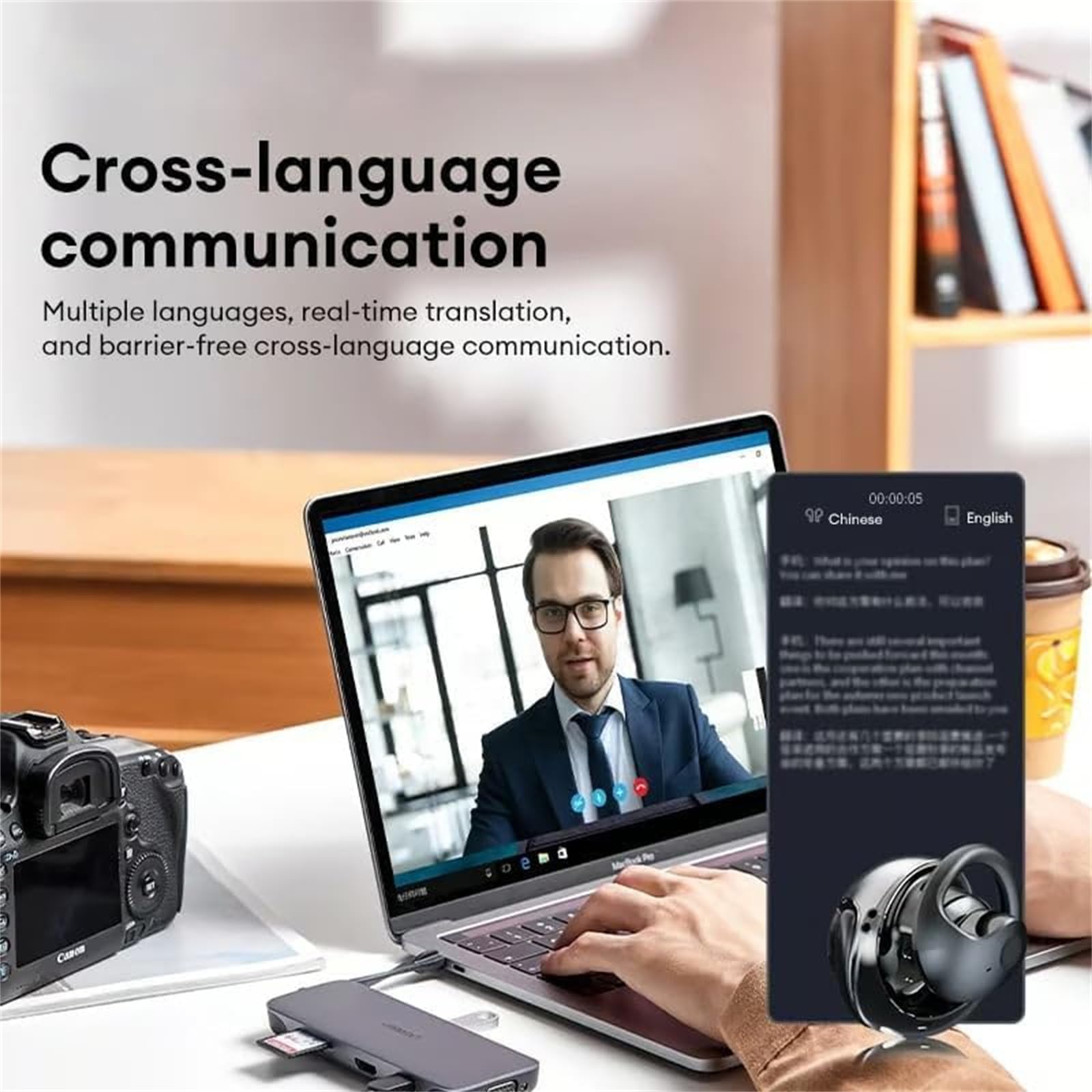 Foto 6 pulgar | Auriculares De Traducción Sent Dream Sentdream Hy-t26 Pro Bluetooth - Venta Internacional.