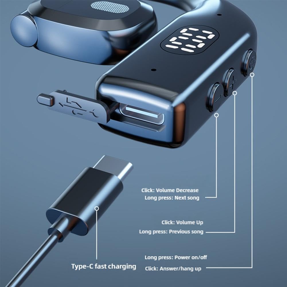 Foto 5 pulgar | Auriculares Bluetooth De Oído Abierto Estilo Oreja Colgante 200 Mah - Venta Internacional.