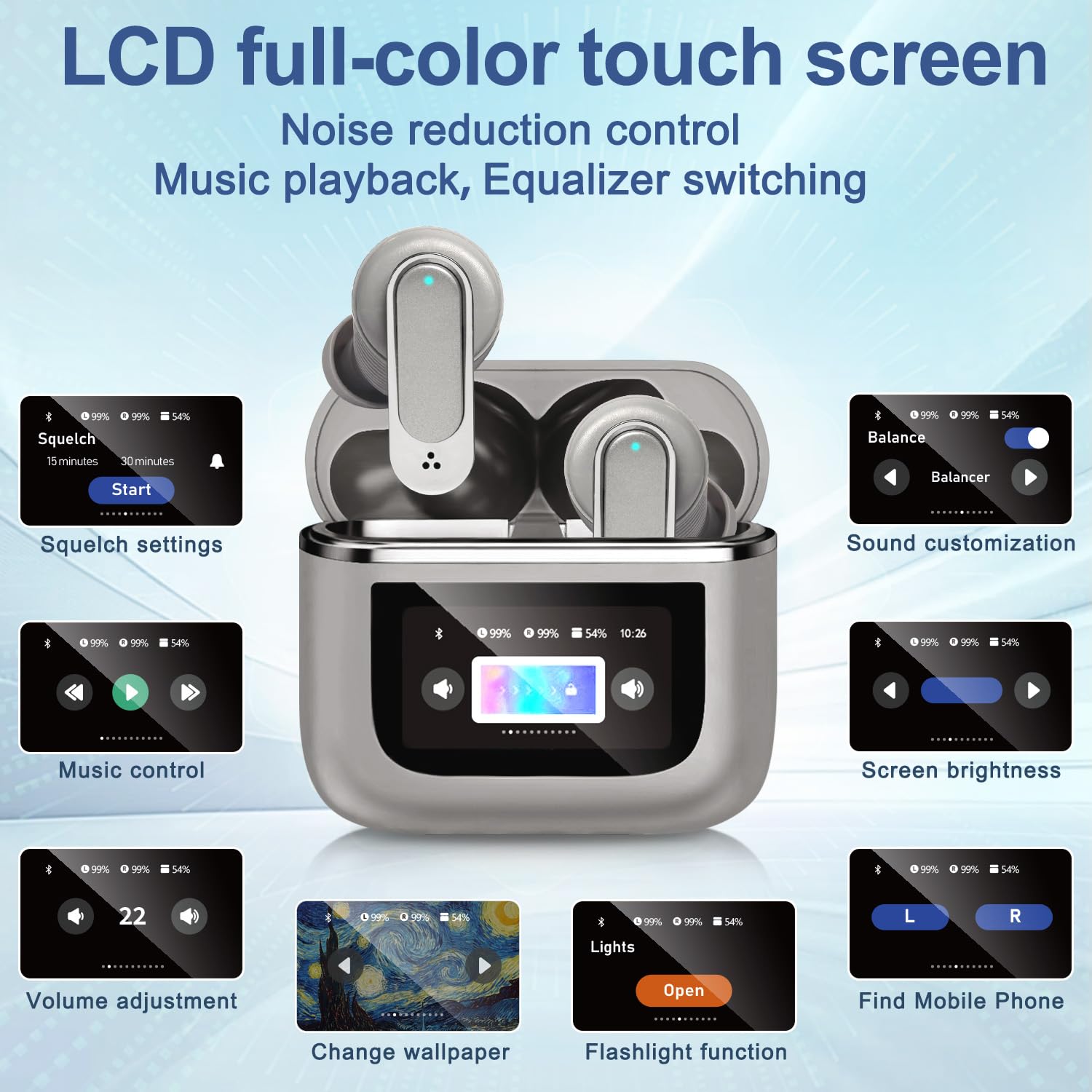 Foto 5 pulgar | Auriculares Inalámbricos Y12 Bluetooth 5.4 Con Anc 40h Playtime Ipx7 - Venta Internacional.