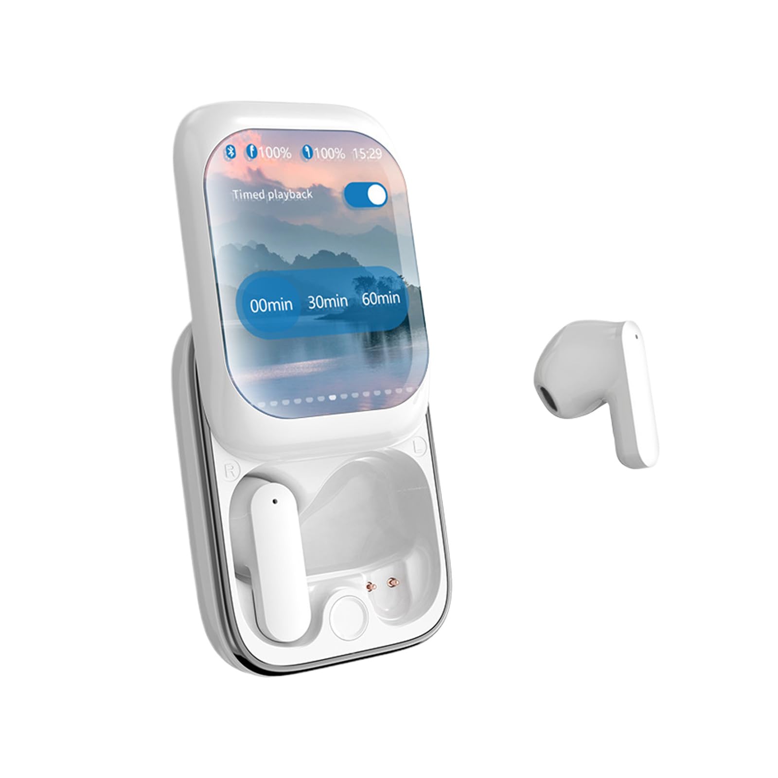 Foto 2 pulgar | Auriculares Inalámbricos Con Pantalla Táctil Inteligente A Todo Color - Venta Internacional.