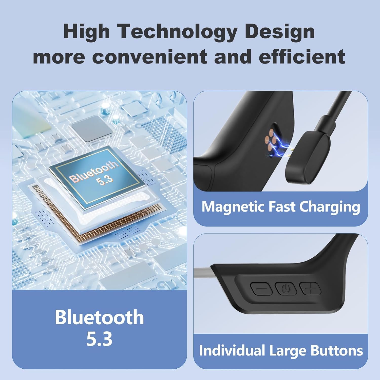 Foto 8 pulgar | Auriculares De Conducción Ósea Mejorados Ipx7 A Prueba De Agua Bluetooth 5.3 - Venta Internacional.
