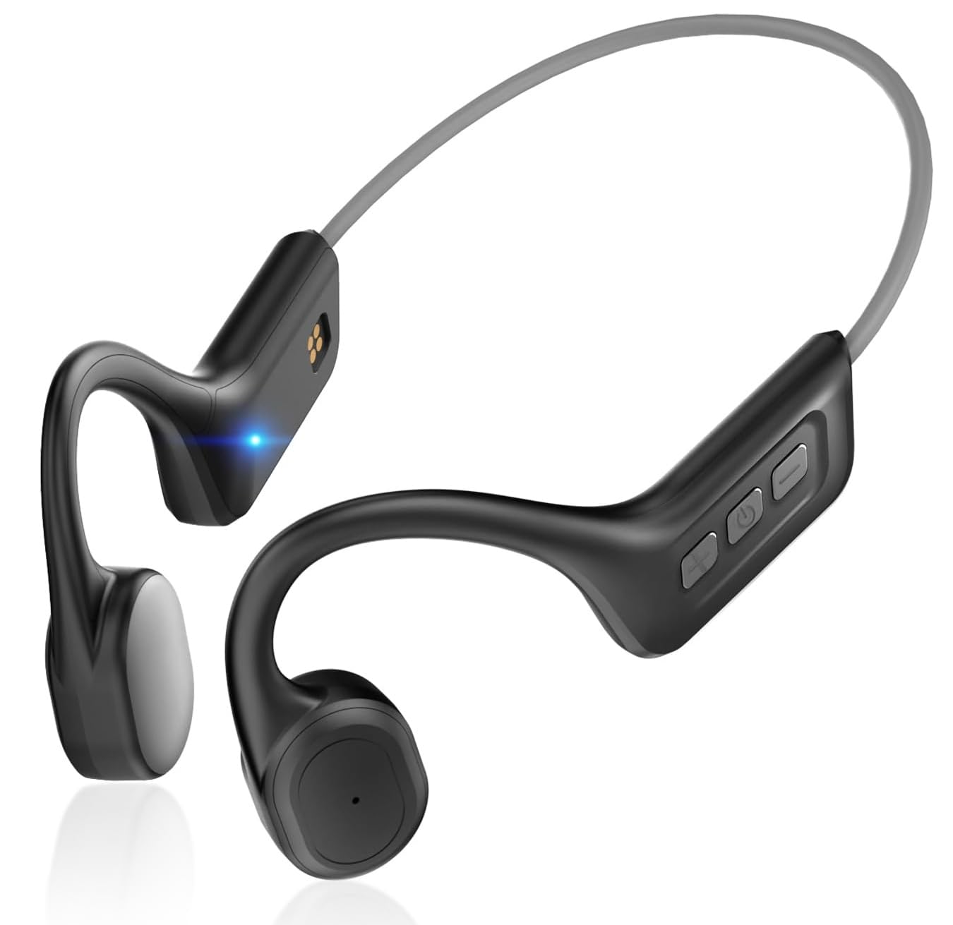 Foto 2 pulgar | Auriculares De Conducción Ósea Genéricos Bluetooth 5.3 Grises - Venta Internacional.