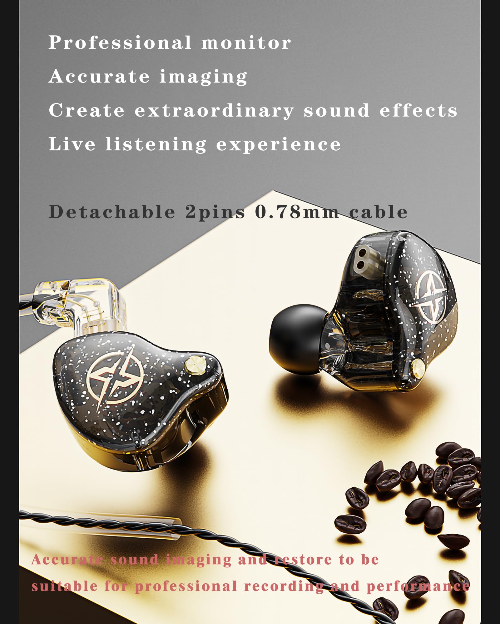 Foto 7 pulgar | Auriculares Intraurales Dx2 Hifi Con Controlador Dinámico De 10 Mm Y Micrófono Morados - Venta Internacional.