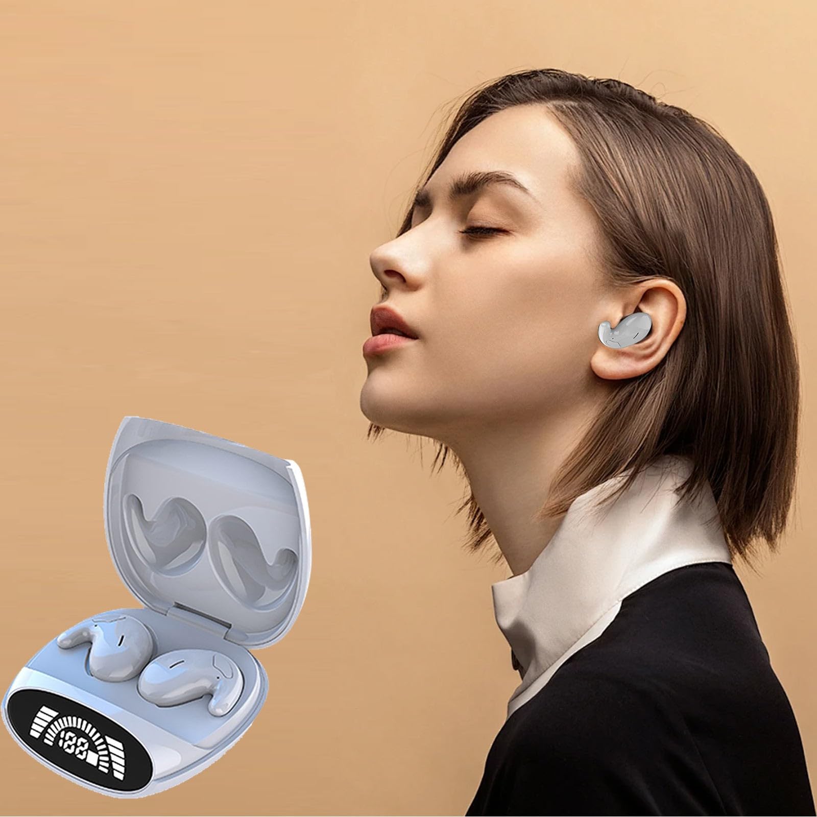 Foto 3 pulgar | Auriculares Inalámbricos Genéricos Bluetooth 5.3 Con Funda De Carga Led, Color Blanco - Venta Internacional.
