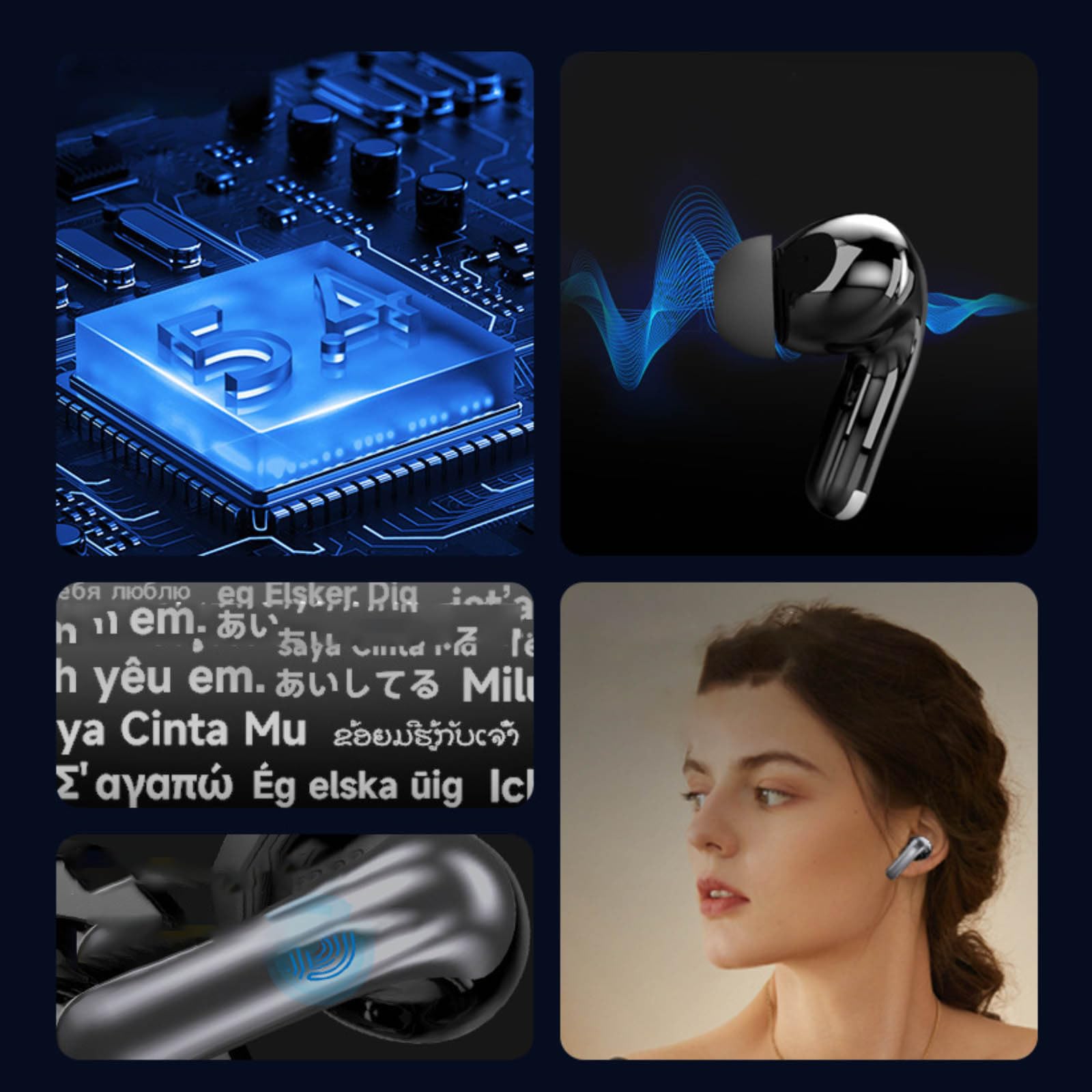 Foto 2 | Auriculares De Traducción Genéricos, 144 Idiomas, Ios Y Android - Venta Internacional.