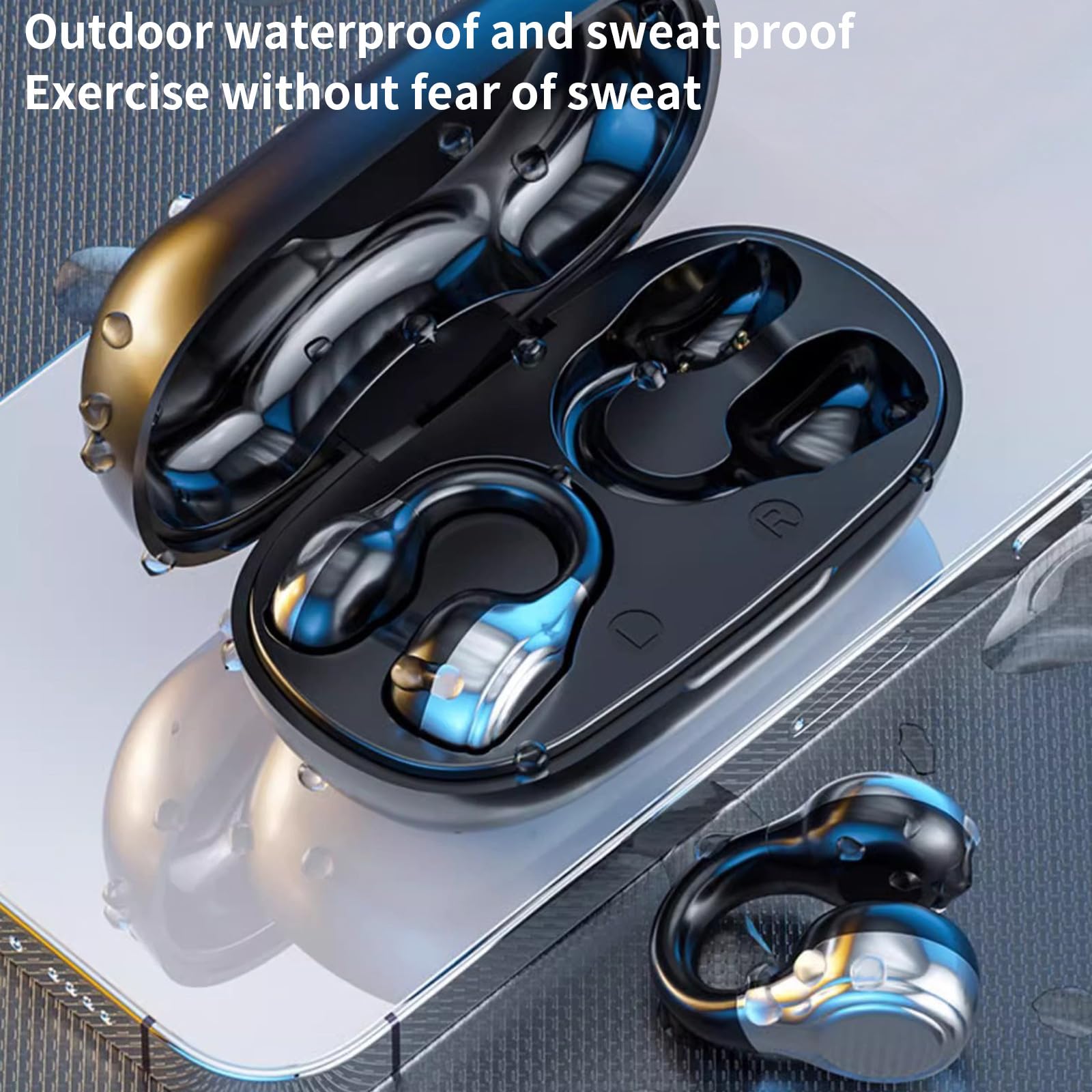 Foto 4 pulgar | Auriculares Inalámbricos Bluetooth 5.3 Auriculares Deportivos De Oído Abierto - Venta Internacional.