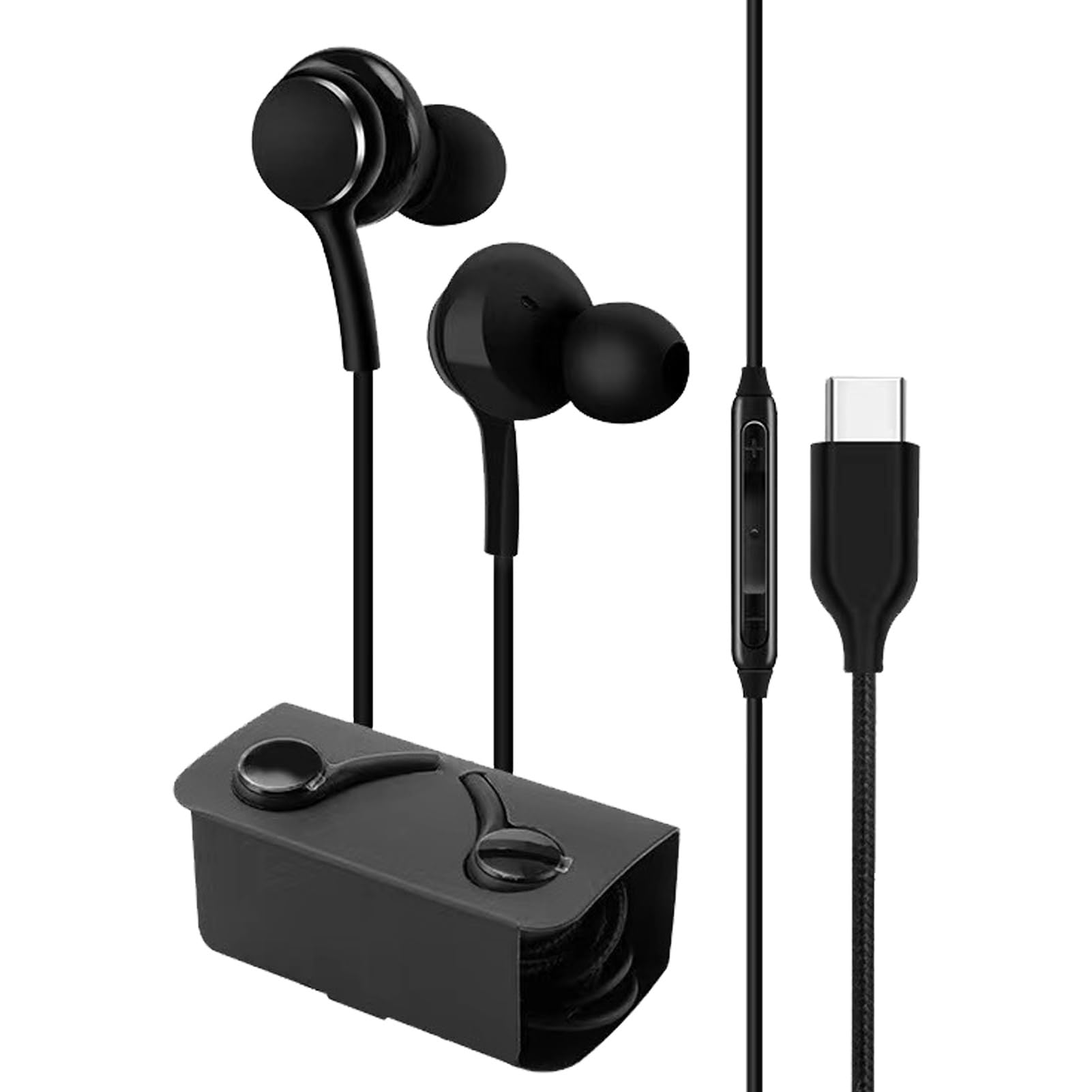 Auriculares Tipo C Con Cable Y Micrófono A Prueba De Agua - Venta Internacional.