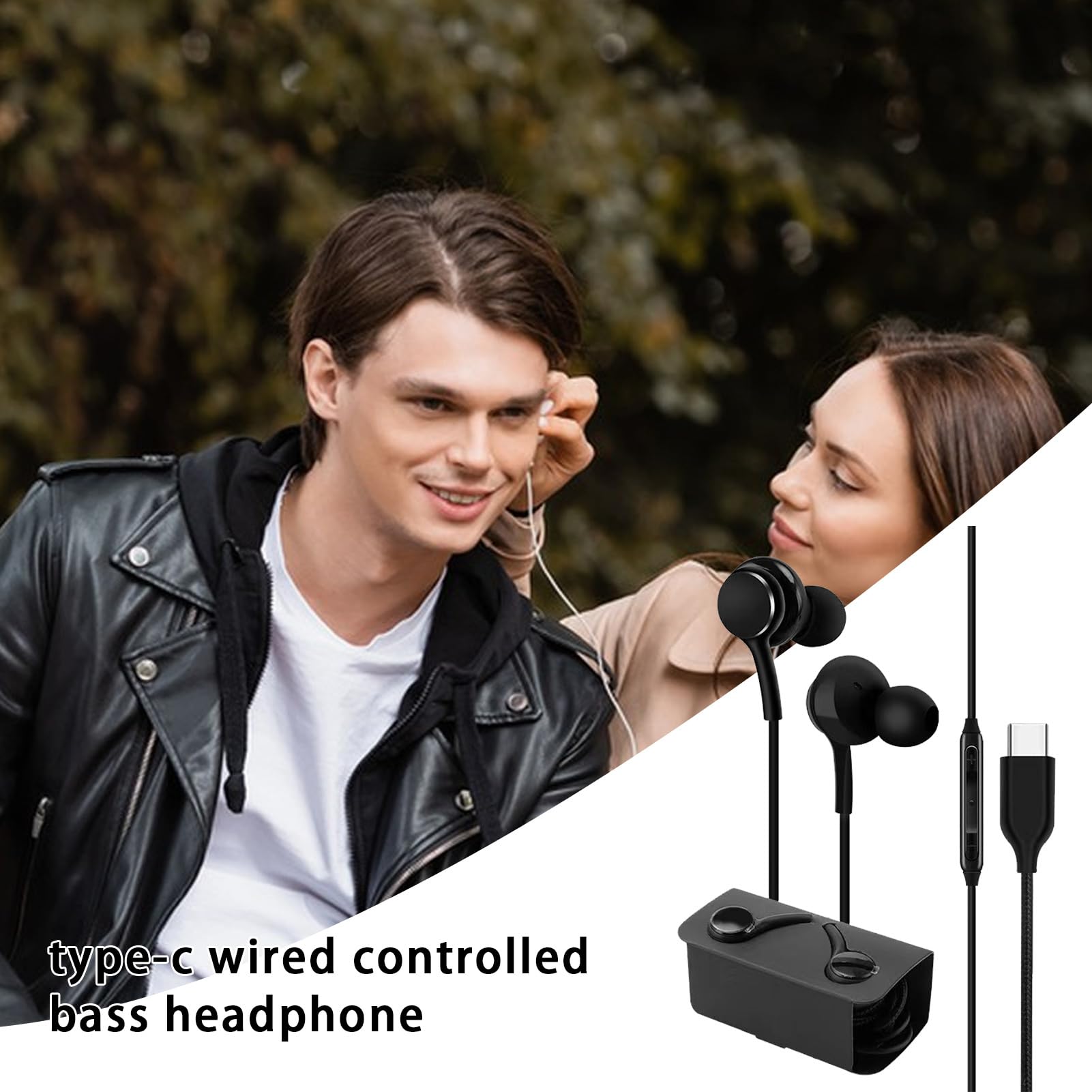 Foto 4 pulgar | Auriculares Tipo C Con Cable Y Micrófono A Prueba De Agua - Venta Internacional.