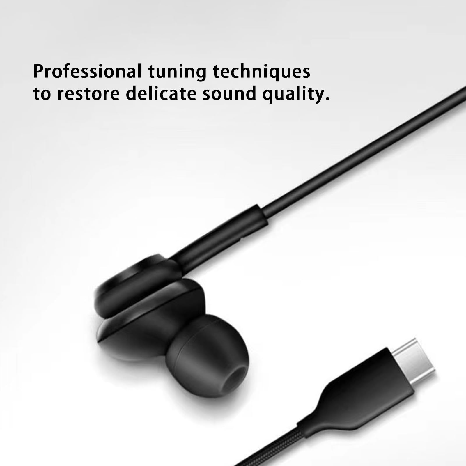 Foto 7 pulgar | Auriculares Tipo C Con Cable Y Micrófono A Prueba De Agua - Venta Internacional.