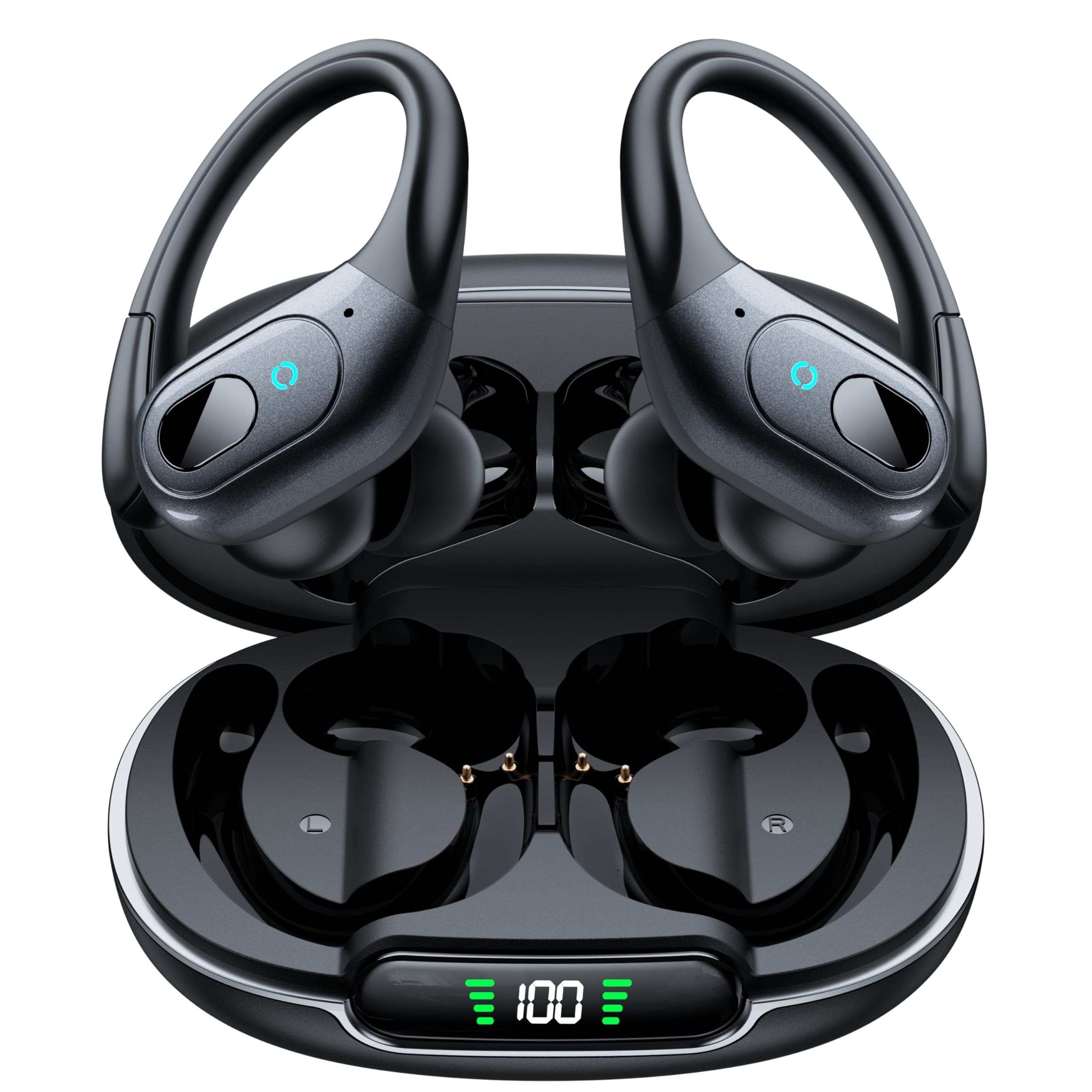 Auriculares Inalámbricos Occiam Bluetooth 5.3 Sport Negros - Venta Internacional. $668