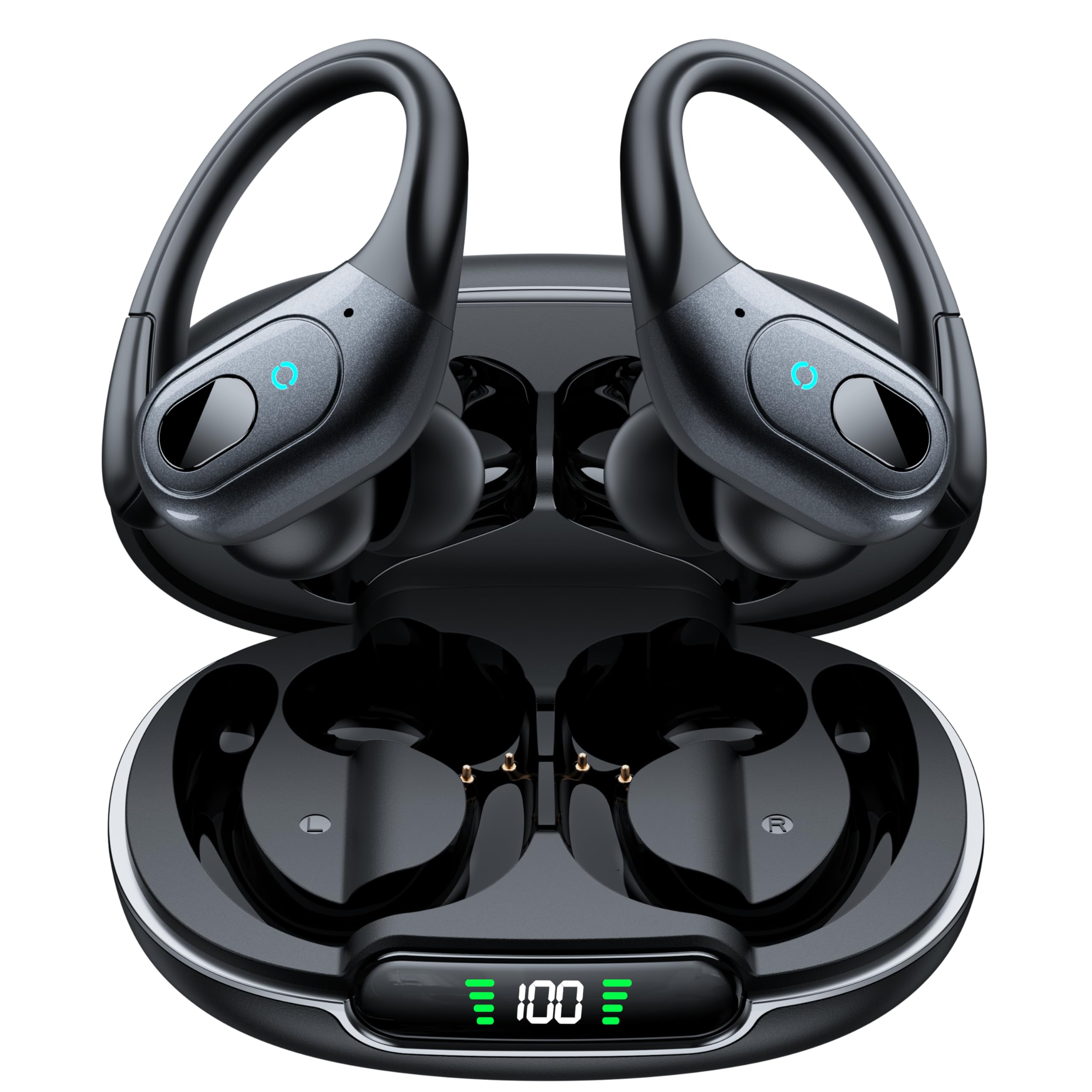 Foto 2 pulgar | Auriculares Inalámbricos Occiam Bluetooth 5.3 Sport Negros - Venta Internacional.