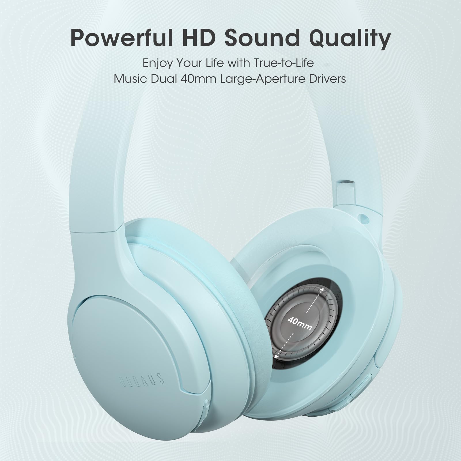 Foto 5 pulgar | Auriculares Bluetooth Doqaus Upgrade Over Ear 90 H De Reproducción - Venta Internacional.