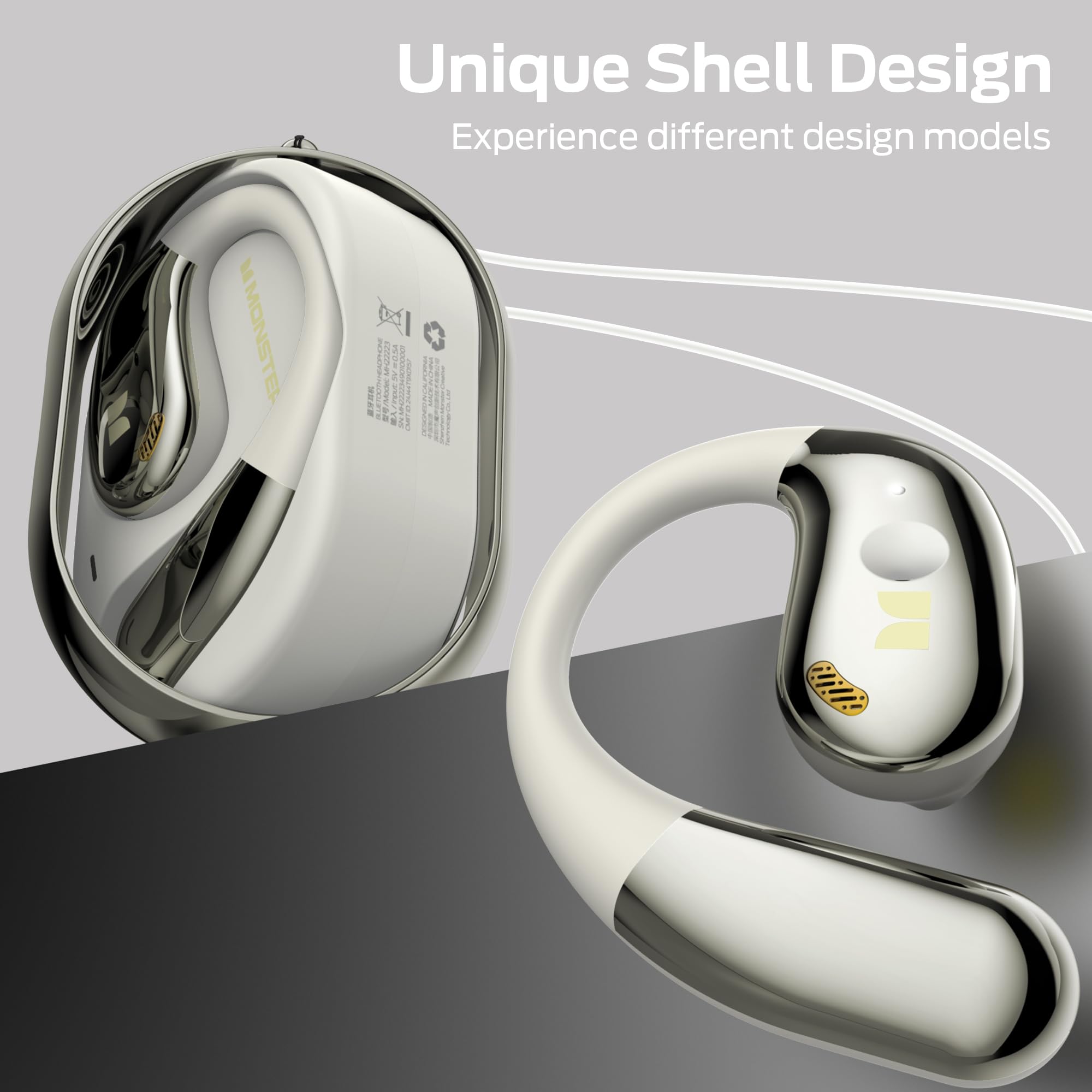 Foto 6 | Auriculares Inalámbricos Bluetooth Rotary Monster Open Ear Ac360 - Venta Internacional