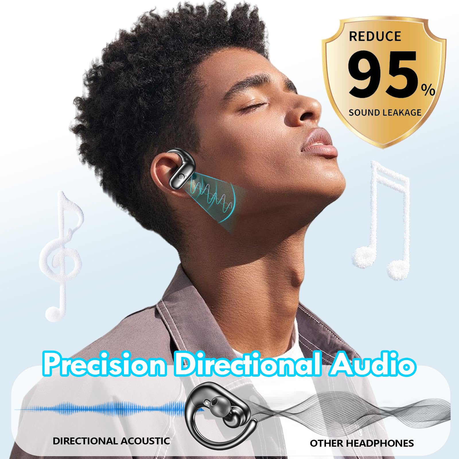 Foto 7 pulgar | Auriculares Inalámbricos Kurdene Sport Bluetooth Negros - Venta Internacional.