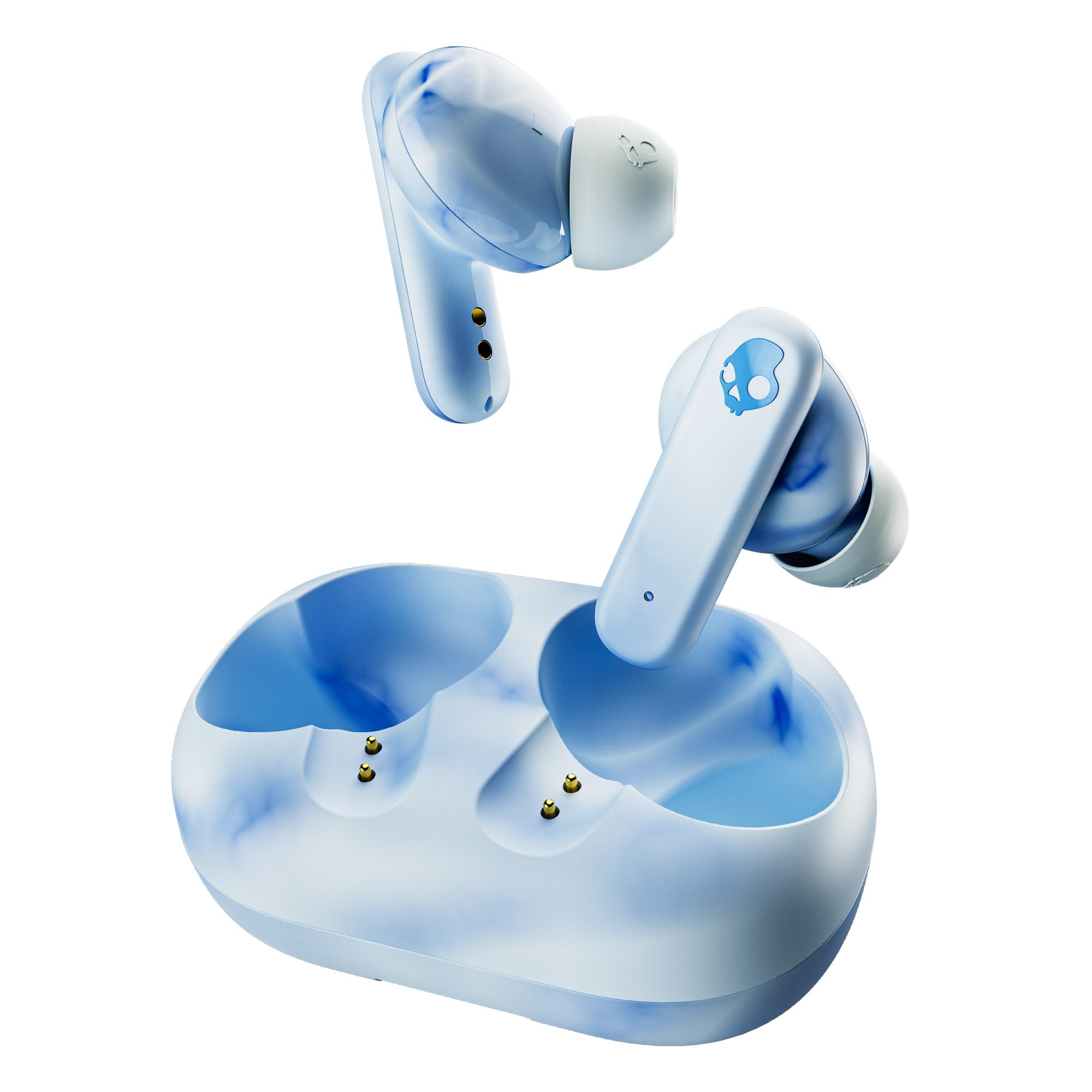 Auriculares Inalámbricos Skullcandy Ecobuds con Batería de 8 Horas con Funda Glacier - Venta Internacional