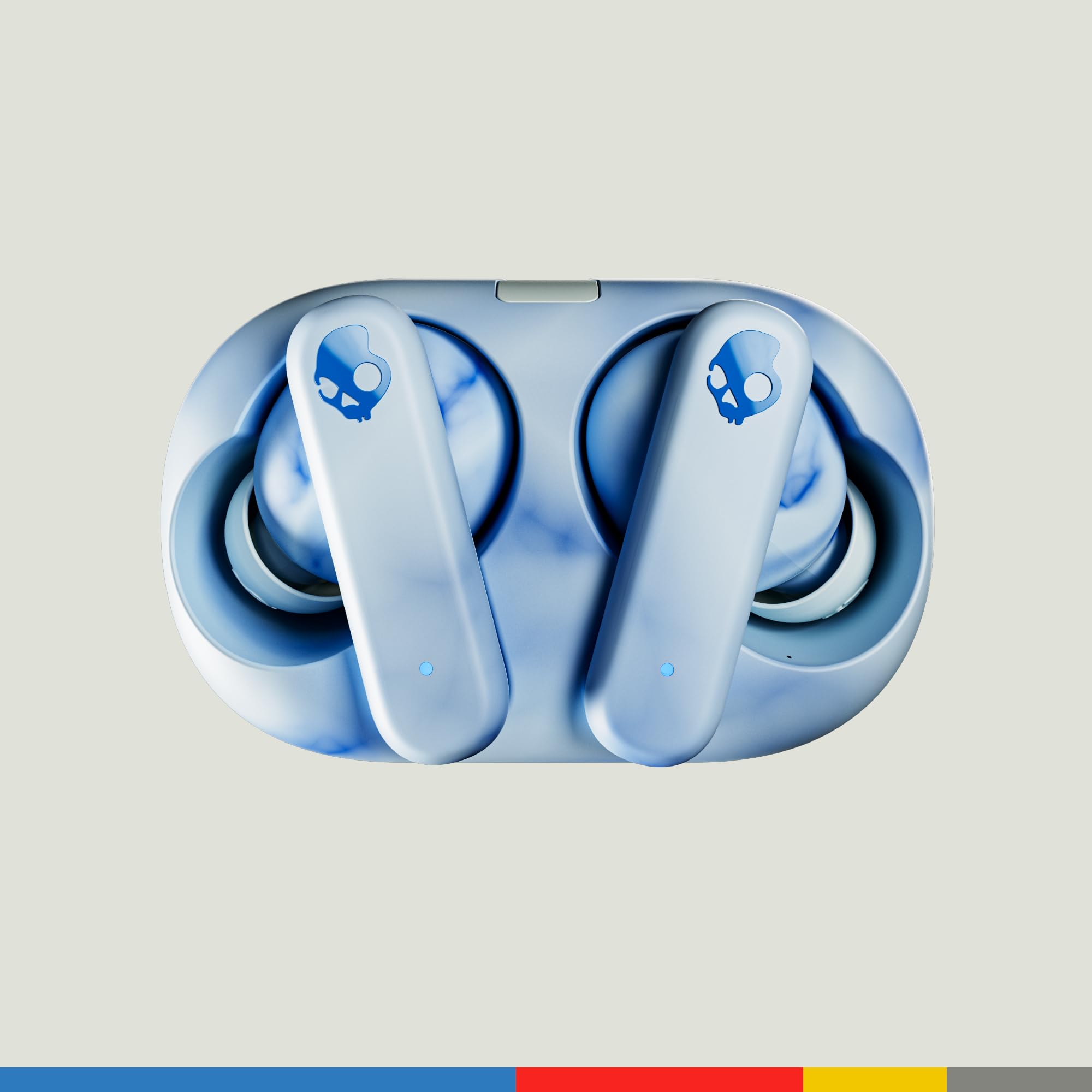 Foto 4 pulgar | Auriculares Inalámbricos Skullcandy Ecobuds con Batería de 8 Horas con Funda Glacier - Venta Internacional
