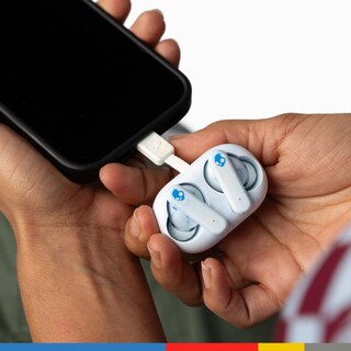 Foto 5 | Auriculares Inalámbricos Skullcandy Ecobuds con Batería de 8 Horas con Funda Glacier - Venta Internacional