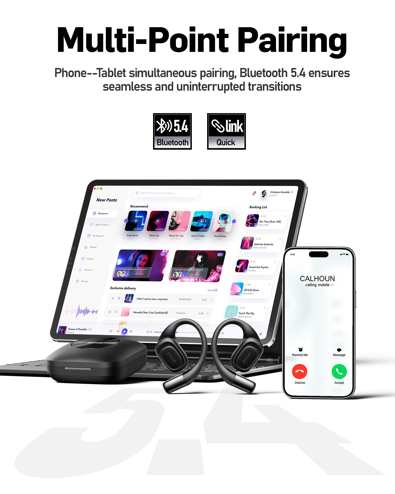 Foto 8 pulgar | Audífonos In Ear Picun con Bluetooth-Venta Internacional