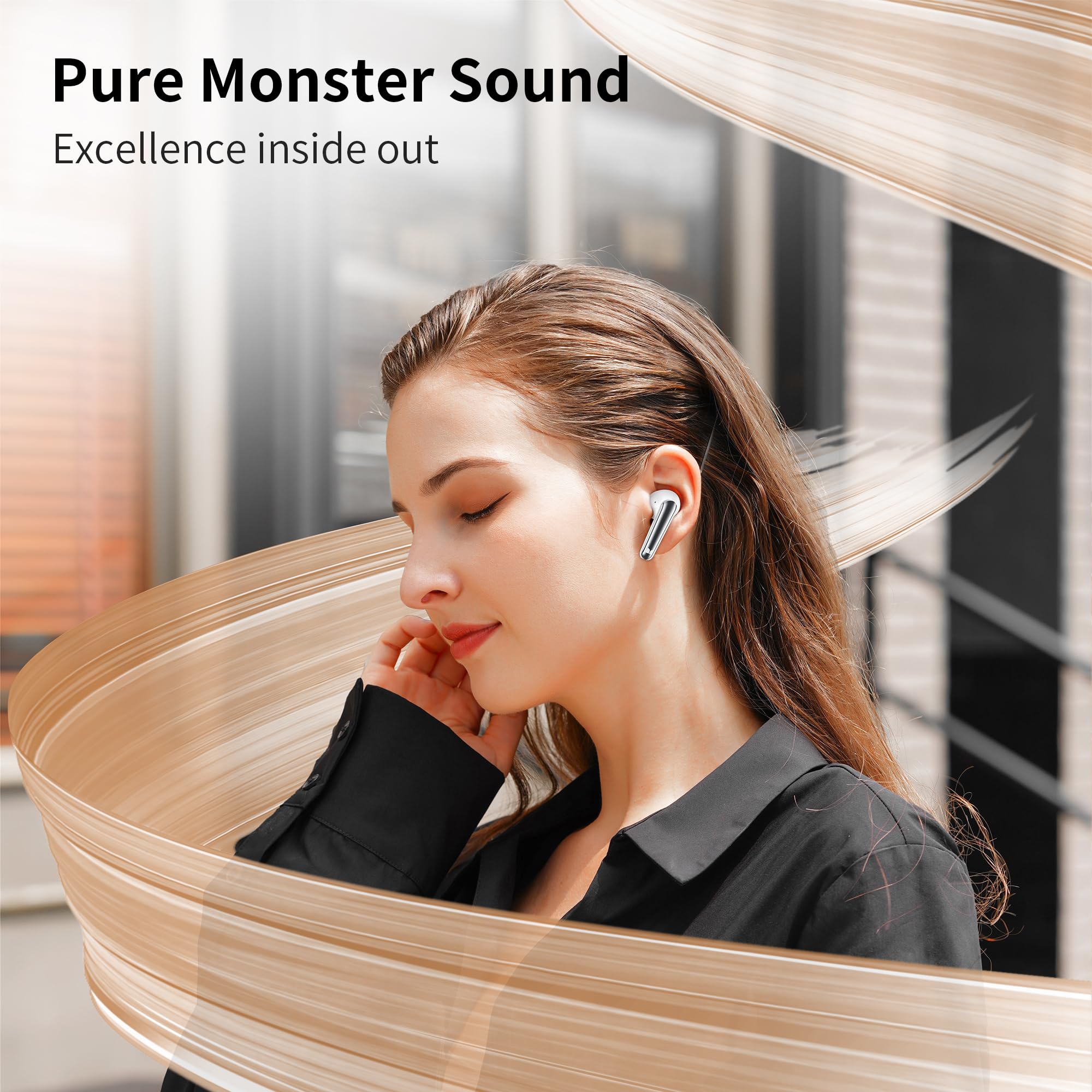 Foto 2 | Auriculares Inalámbricos Monster N-lite 203 Airlinks Bluetooth 5.3 - Venta Internacional