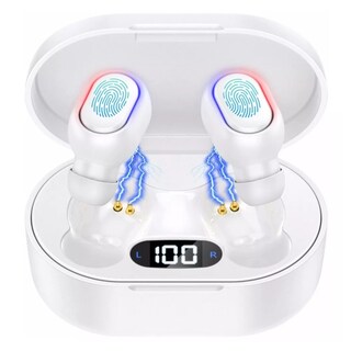 Foto 1 | Audífonos In-ear Inalámbricos Bluetooth 5.3 Con Micrófonos 1hora A8s Tws Blanco