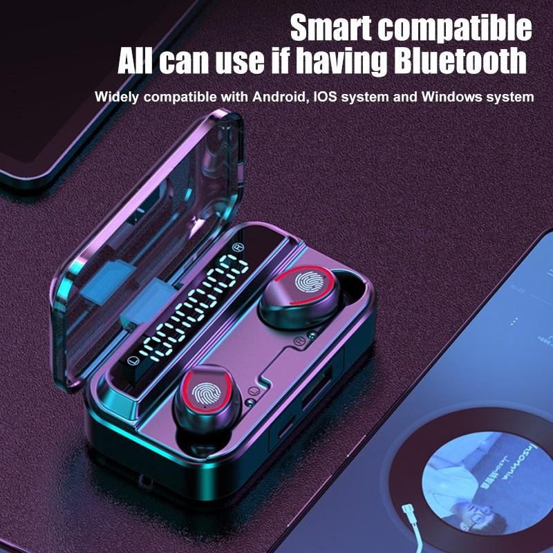Foto 4 pulgar | Auriculares Inalámbricos Hotcmy F9-3 Tws A Prueba De Agua Con Micrófono Bluetooth - Venta Internacional.