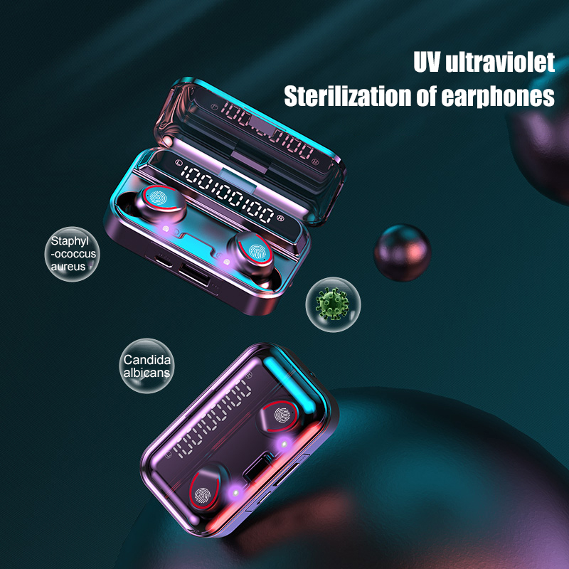 Foto 5 pulgar | Auriculares Inalámbricos Hotcmy F9-3 Tws A Prueba De Agua Con Micrófono Bluetooth - Venta Internacional.
