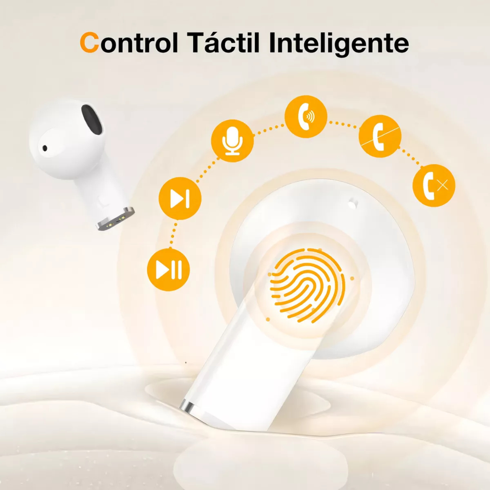 Foto 5 pulgar | Audífonos Inalámbricos 1hora In-ear Blancos