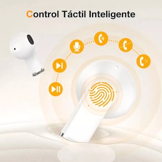 Foto 4 | Audífonos Inalámbricos 1hora In-ear Blancos