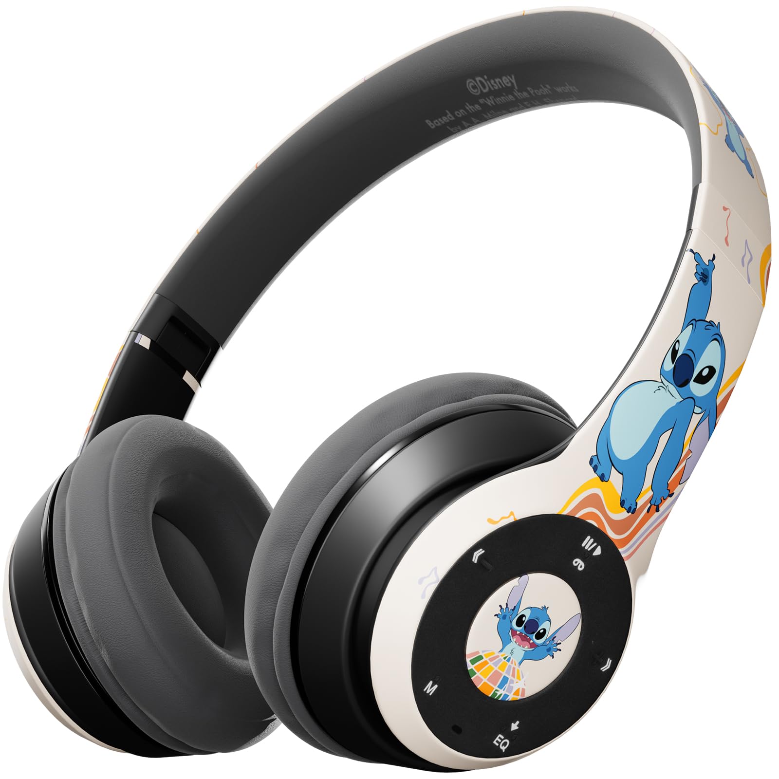 Foto 1 | Auriculares Supraaurales Bluetooth Ijoy Disney Stitch Disco - Venta Internacional.