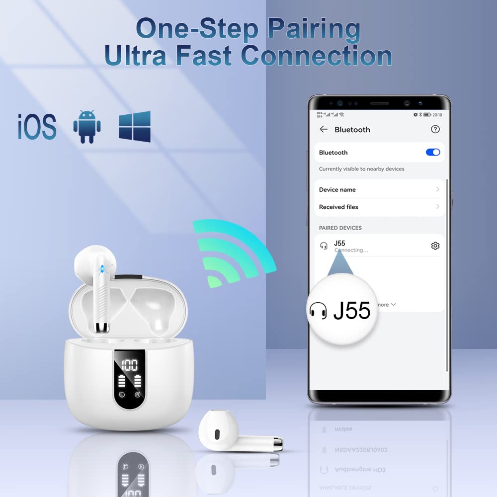 Foto 5 pulgar | Auriculares Inalámbricos Qxq Bluetooth 5.4 Con Cancelación De Ruido Enc - Venta Internacional.