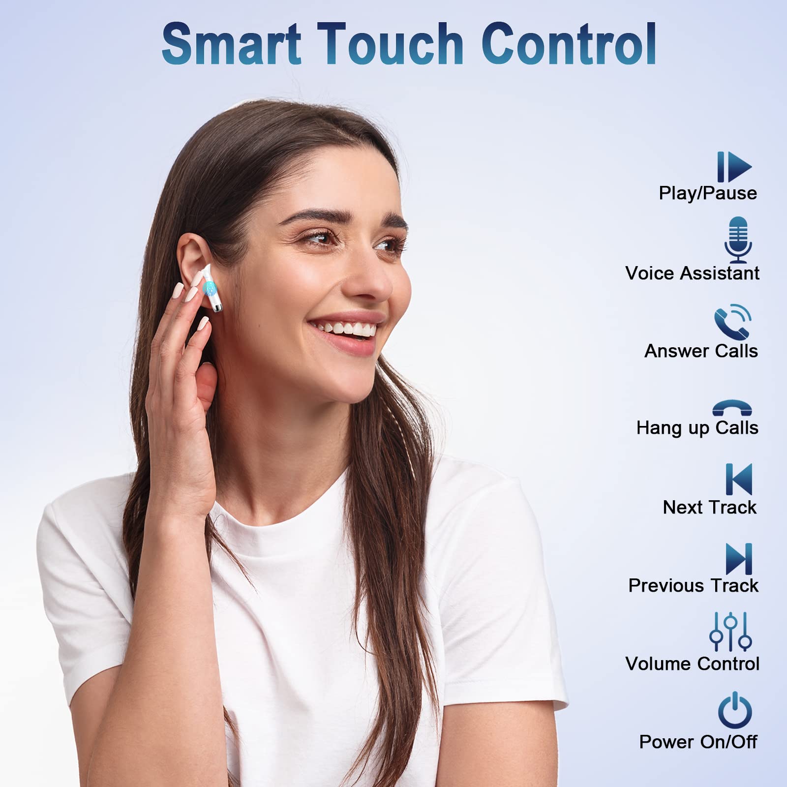 Foto 8 pulgar | Auriculares Inalámbricos Qxq Bluetooth 5.4 Con Cancelación De Ruido Enc - Venta Internacional.