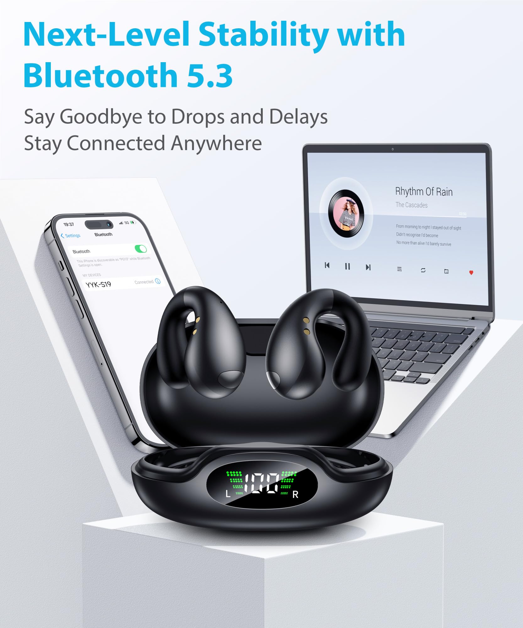 Foto 8 pulgar | Auriculares Inalámbricos Boytond Ultra Open Ear Con Bluetooth 5.3 - Venta Internacional.
