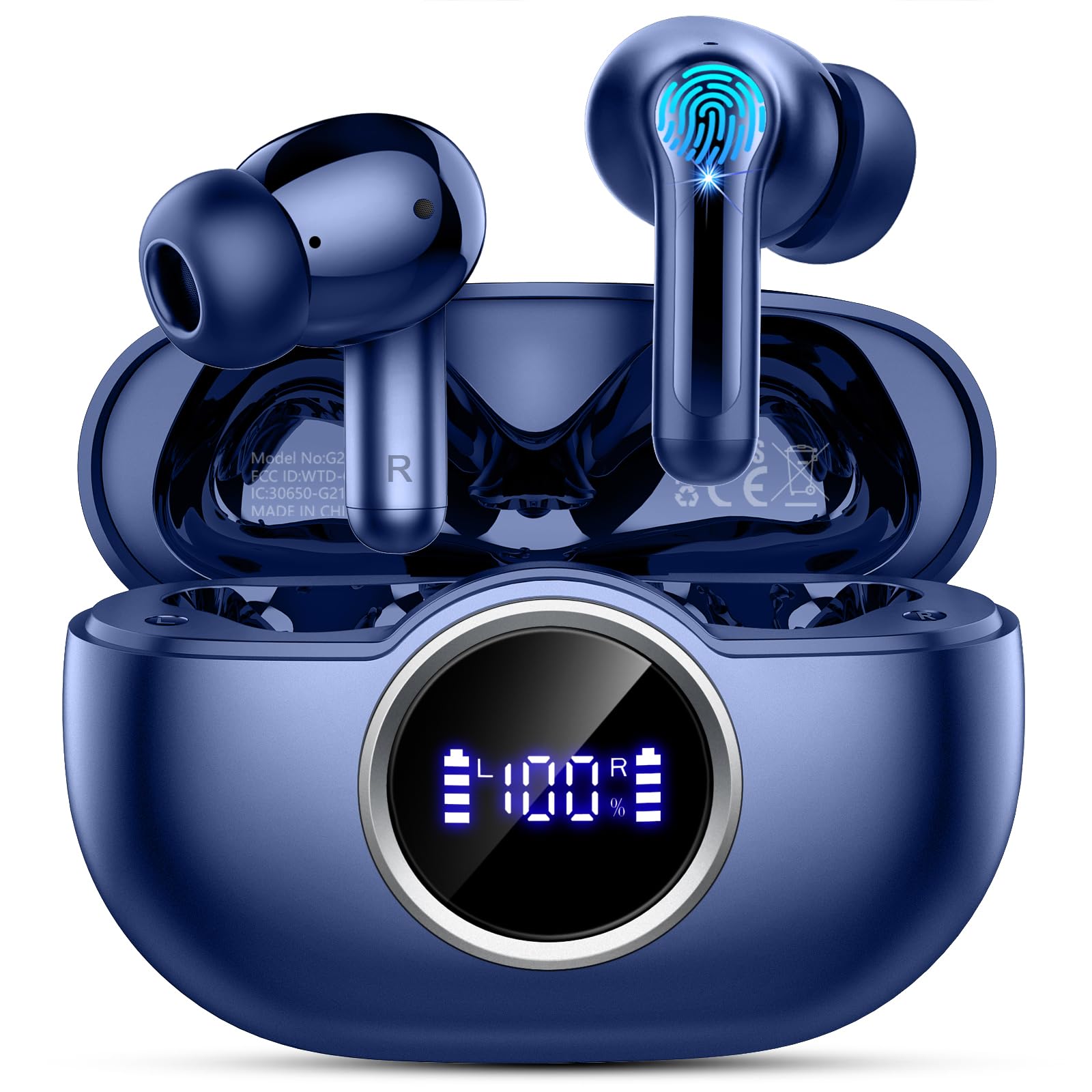 Foto 2 pulgar | Auriculares Inalámbricos Rinsmola G21pro Bluetooth 5.4 Con 36 Horas Azules - Venta Internacional.