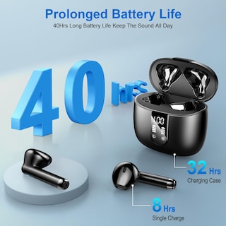 Foto 2 | Auriculares Inalámbricos Qxq Bluetooth V5.4 Stereo Bass Con Micrófono Enc Ip7 - Venta Internacional.