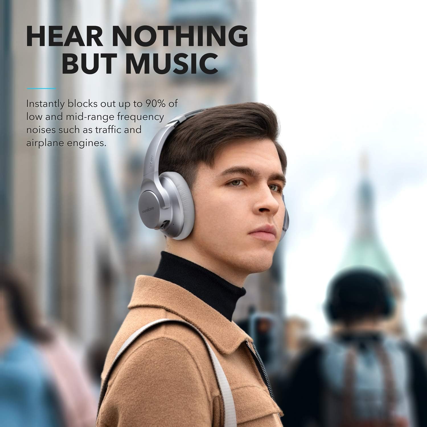 Foto 4 pulgar | Auriculares Soundcore Anker Life Q20 Híbridos Bluetooth 60h - Venta Internacional.