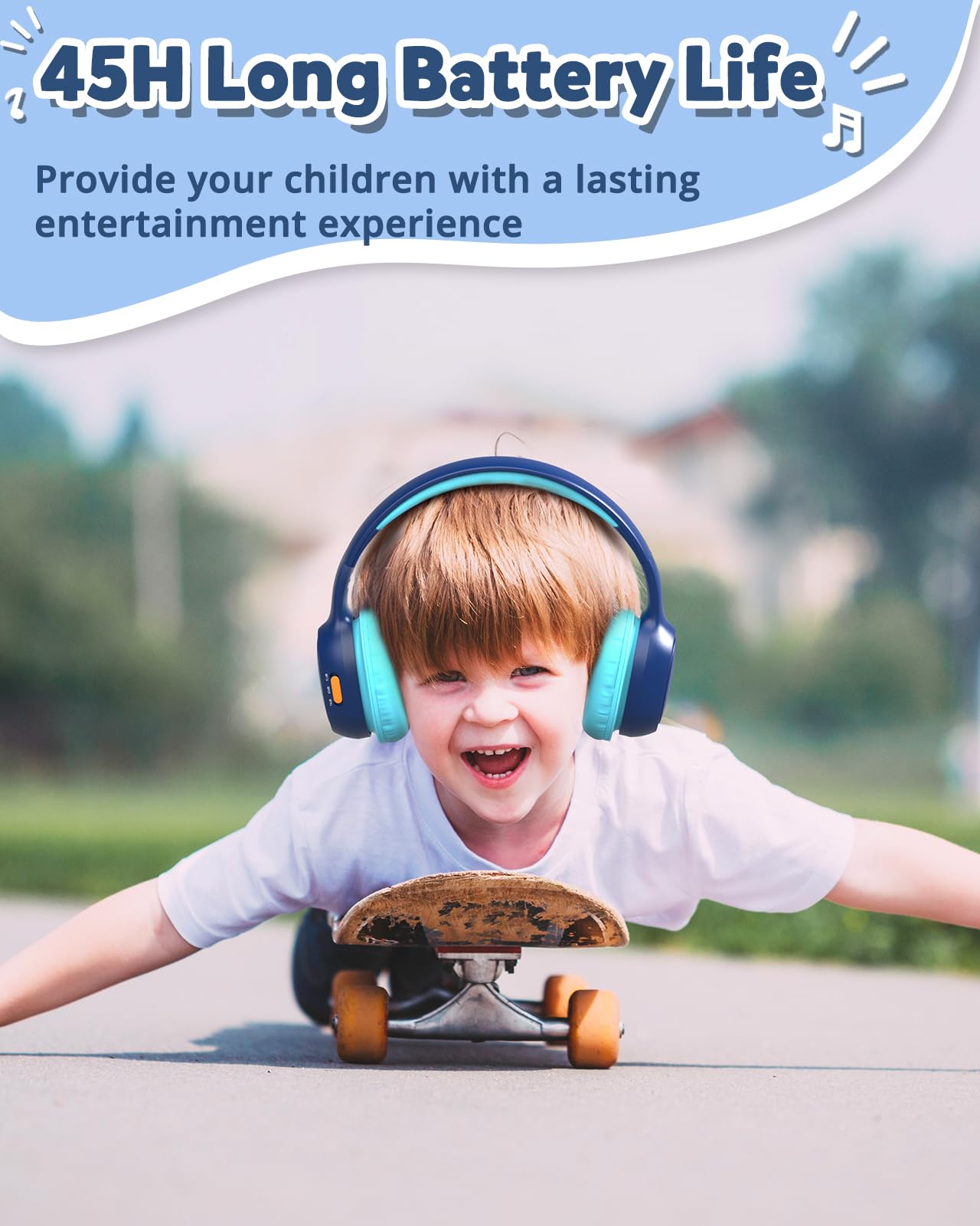 Foto 4 pulgar | Auriculares Bluetooth Tronsmart Kh02 Para Niños Con Límite De Volumen, Color Azul - Venta Internacional.