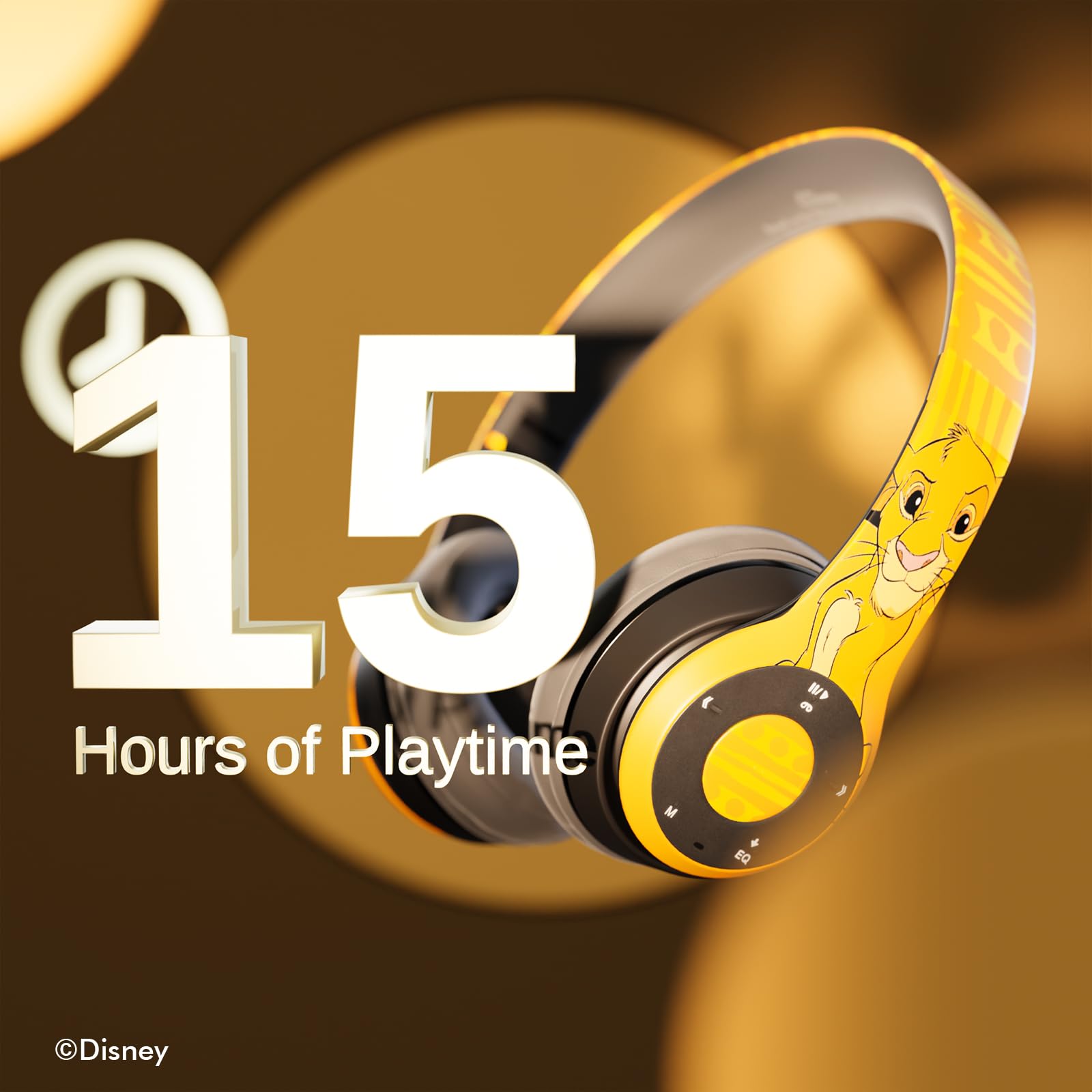 Foto 3 pulgar | Auriculares Bluetooth Ijoy Disney Lion King Simba Over-ear - Venta Internacional.