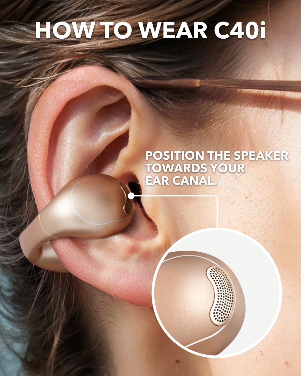 Foto 8 pulgar | Auriculares Abiertos Soundcore C40i De Anker Con Control De Botones - Venta Internacional.