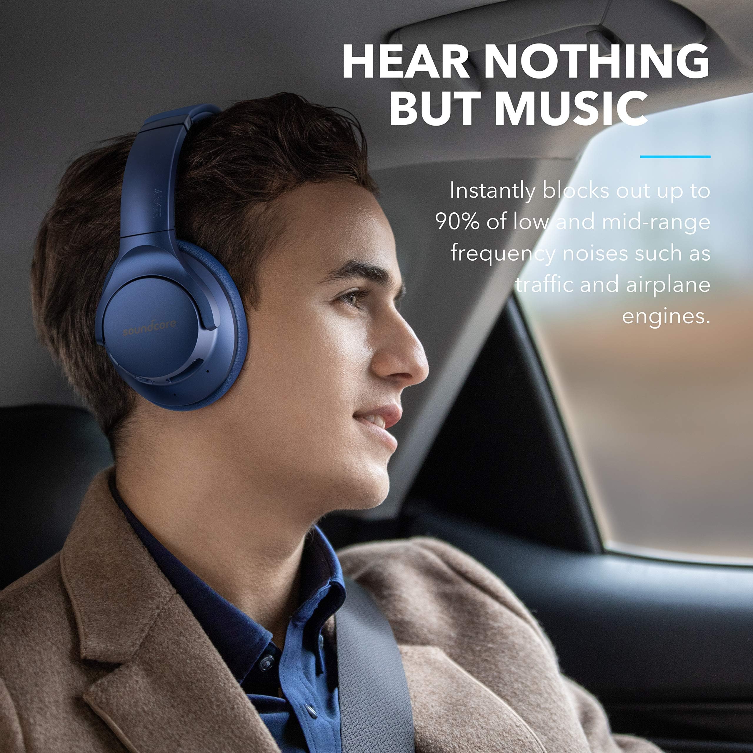 Foto 4 pulgar | Auriculares Soundcore Anker Life Q20 Híbridos Bluetooth 60h - Venta Internacional.