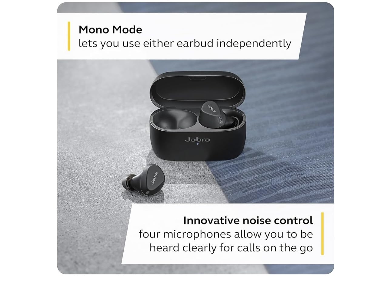 Foto 3 pulgar | Auriculares Jabra Elite 3 Active True Wireless Con Anc - Negro - Venta Internacional.