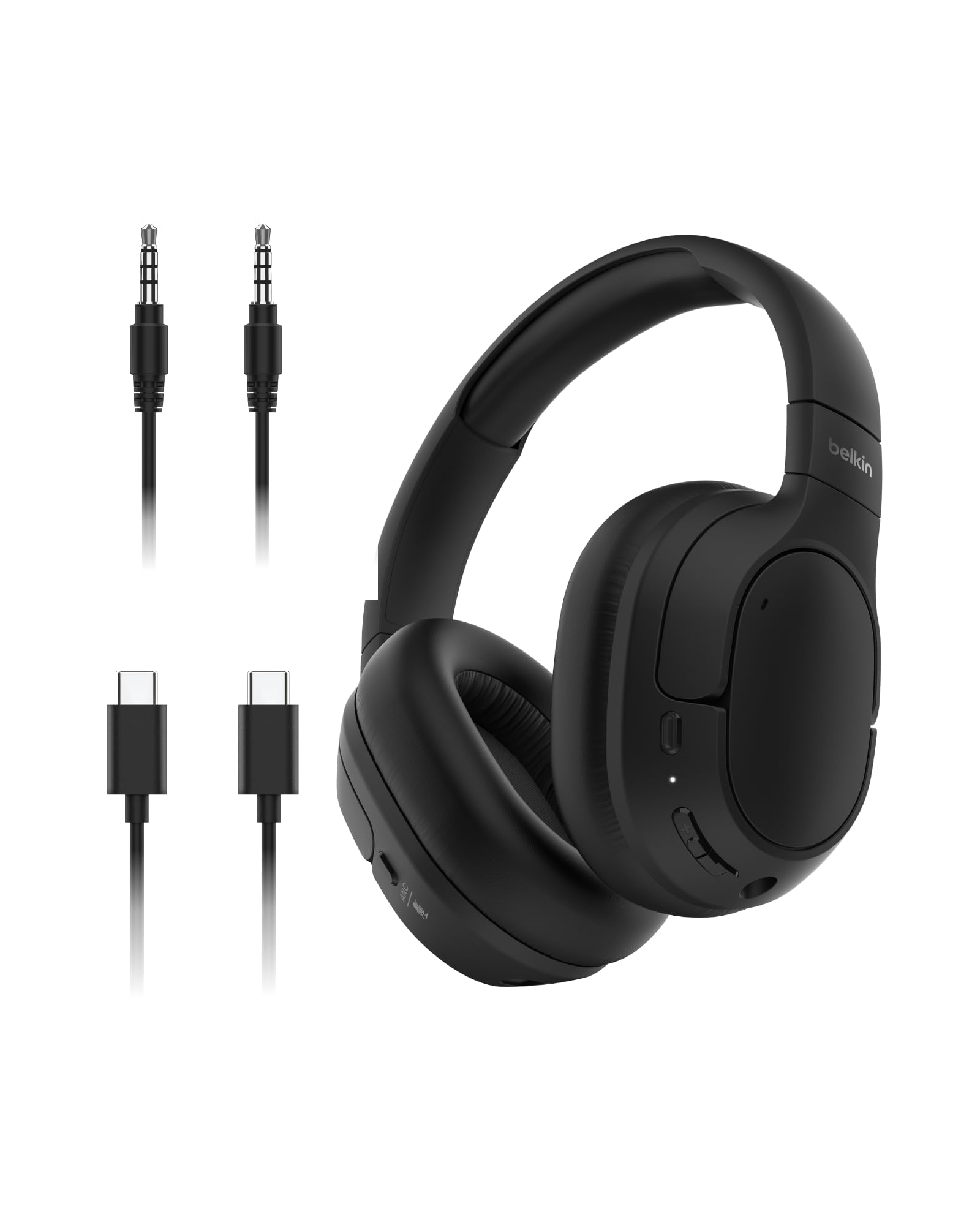 Foto 2 pulgar | Auriculares Supraaurales Bluetooth Belkin Soundform Isolate Negros - Venta Internacional.