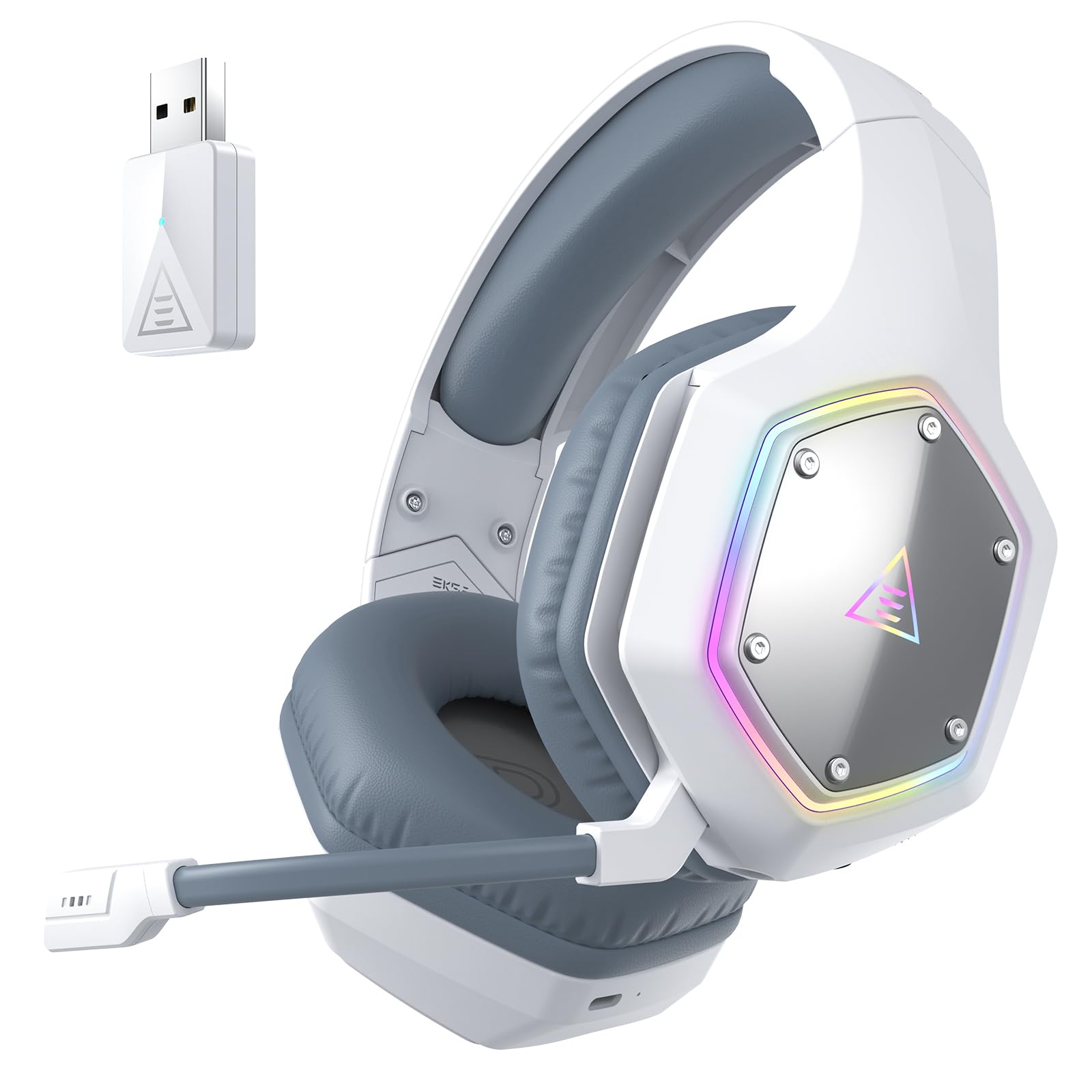 Auriculares Inalámbricos Para Juegos Eksa E1000wt Con Micrófono De Sonido 7.1 - Venta Internacional.