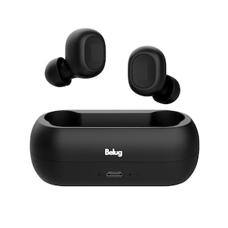 Foto 4 | Language Audífonos In-ear Inalámbricos T1c Led Bluetooth 5.0, Negro Con Luz Negro Belug